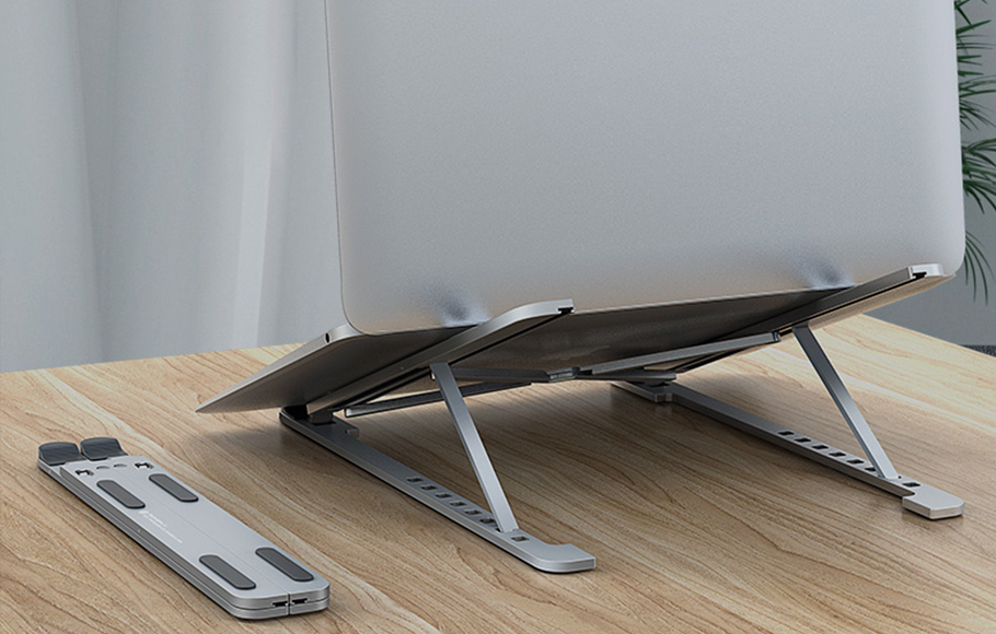 Foldable laptop stand